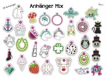 Stickserie ITH - Anhänger Mix 1